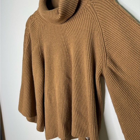By Anthropologie tan Kali Poncho Sweater - Picture 9 of 10